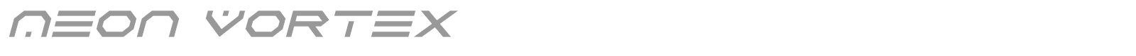 Neon Vortex font preview